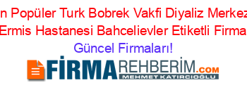 En+Popüler+Turk+Bobrek+Vakfi+Diyaliz+Merkezi+Ahmet+Ermis+Hastanesi+Bahcelievler+Etiketli+Firma+Listesi Güncel+Firmaları!