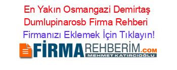 En+Yakın+Osmangazi+Demirtaş+Dumlupinarosb+Firma+Rehberi+ Firmanızı+Eklemek+İçin+Tıklayın!