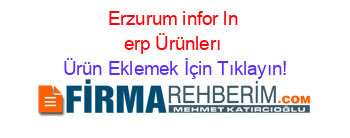 Erzurum+infor+ln+erp+Ürünlerı Ürün+Eklemek+İçin+Tıklayın!