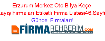 Erzurum+Merkez+Oto+Bilya+Keçe+Kayış+Firmaları+Etiketli+Firma+Listesi46.Sayfa Güncel+Firmaları!