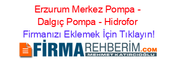 Erzurum+Merkez+Pompa+-+Dalgıç+Pompa+-+Hidrofor Firmanızı+Eklemek+İçin+Tıklayın!