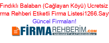 Fındıklı+Balaban+(Cağlayan+Köyü)+Ucretsiz+Firma+Rehberi+Etiketli+Firma+Listesi1266.Sayfa Güncel+Firmaları!