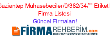 Gaziantep+Muhasebeciler/0/382/34/””+Etiketli+Firma+Listesi Güncel+Firmaları!