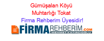 Gümüşalan+Köyü+Muhtarlığı+Tokat Firma+Rehberim+Üyesidir!