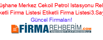 Gümüşhane+Merkez+Cekoil+Petrol+Istasyonu+Rehberi+Etiketli+Firma+Listesi+Etiketli+Firma+Listesi3.Sayfa Güncel+Firmaları!