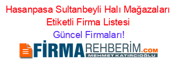 Hasanpasa+Sultanbeyli+Halı+Mağazaları+Etiketli+Firma+Listesi Güncel+Firmaları!