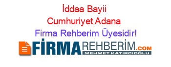 İddaa+Bayii+Cumhuriyet+Adana Firma+Rehberim+Üyesidir!