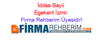 İddaa+Bayii+Egekent+İzmir Firma+Rehberim+Üyesidir!