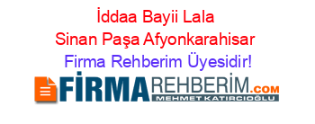 İddaa+Bayii+Lala+Sinan+Paşa+Afyonkarahisar Firma+Rehberim+Üyesidir!