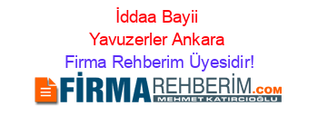 İddaa+Bayii+Yavuzerler+Ankara Firma+Rehberim+Üyesidir!
