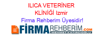 ILICA+VETERİNER+KLİNİĞİ+Izmir Firma+Rehberim+Üyesidir!