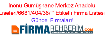 Inönü+Gümüşhane+Merkez+Anadolu+Liseleri/6681/404/36/””+Etiketli+Firma+Listesi Güncel+Firmaları!