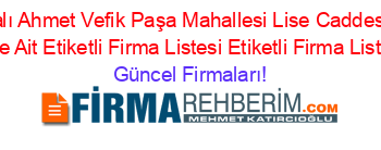 İsim+Sıralı+Ahmet+Vefik+Paşa+Mahallesi+Lise+Caddesi+No:+13+Adresi+Kime+Ait+Etiketli+Firma+Listesi+Etiketli+Firma+Listesi3.Sayfa Güncel+Firmaları!