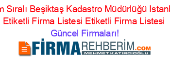 İsim+Sıralı+Beşiktaş+Kadastro+Müdürlüğü+Istanbul+Etiketli+Firma+Listesi+Etiketli+Firma+Listesi Güncel+Firmaları!