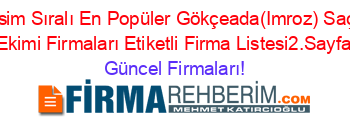 İsim+Sıralı+En+Popüler+Gökçeada(Imroz)+Saç+Ekimi+Firmaları+Etiketli+Firma+Listesi2.Sayfa Güncel+Firmaları!