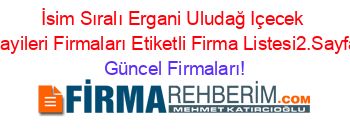 İsim+Sıralı+Ergani+Uludağ+Içecek+Bayileri+Firmaları+Etiketli+Firma+Listesi2.Sayfa Güncel+Firmaları!