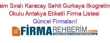 İsim+Sıralı+Karacay+Sehit+Gurkaya+Ilkogretim+Okulu+Antakya+Etiketli+Firma+Listesi Güncel+Firmaları!