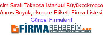 İsim+Sıralı+Teknosa+Istanbul+Büyükçekmece+Atırus+Büyükçekmece+Etiketli+Firma+Listesi Güncel+Firmaları!