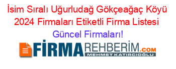 İsim+Sıralı+Uğurludağ+Gökçeağaç+Köyü+2024+Firmaları+Etiketli+Firma+Listesi Güncel+Firmaları!