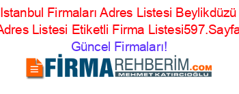Istanbul+Firmaları+Adres+Listesi+Beylikdüzü+Adres+Listesi+Etiketli+Firma+Listesi597.Sayfa Güncel+Firmaları!