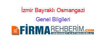 İzmir+Bayraklı+Osmangazi Genel+Bilgileri