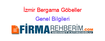 İzmir+Bergama+Göbeller Genel+Bilgileri