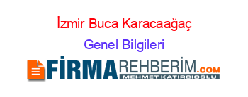 İzmir+Buca+Karacaağaç Genel+Bilgileri