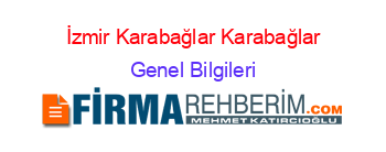 İzmir+Karabağlar+Karabağlar Genel+Bilgileri