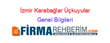 İzmir+Karabağlar+Üçkuyular Genel+Bilgileri
