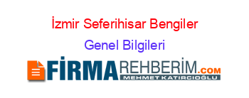 İzmir+Seferihisar+Bengiler Genel+Bilgileri