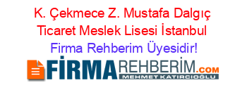 K.+Çekmece+Z.+Mustafa+Dalgıç+Ticaret+Meslek+Lisesi+İstanbul Firma+Rehberim+Üyesidir!