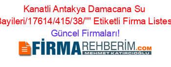 Kanatli+Antakya+Damacana+Su+Bayileri/17614/415/38/””+Etiketli+Firma+Listesi Güncel+Firmaları!