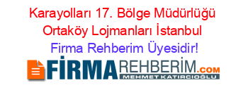 Karayolları+17.+Bölge+Müdürlüğü+Ortaköy+Lojmanları+İstanbul Firma+Rehberim+Üyesidir!
