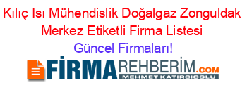 Kılıç+Isı+Mühendislik+Doğalgaz+Zonguldak+Merkez+Etiketli+Firma+Listesi Güncel+Firmaları!