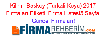 Kilimli+Başköy+(Türkali+Köyü)+2017+Firmaları+Etiketli+Firma+Listesi3.Sayfa Güncel+Firmaları!