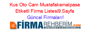 Kus+Oto+Cam+Mustafakemalpasa+Etiketli+Firma+Listesi9.Sayfa Güncel+Firmaları!
