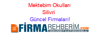 Mektebim+Okulları+Silivri+ Güncel+Firmaları!