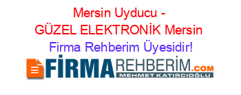 Mersin+Uyducu+-+GÜZEL+ELEKTRONİK+Mersin Firma+Rehberim+Üyesidir!
