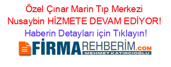 Özel+Çınar+Marin+Tıp+Merkezi+Nusaybin+HİZMETE+DEVAM+EDİYOR! Haberin+Detayları+için+Tıklayın!