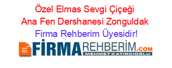 Özel+Elmas+Sevgi+Çiçeği+Ana+Fen+Dershanesi+Zonguldak Firma+Rehberim+Üyesidir!