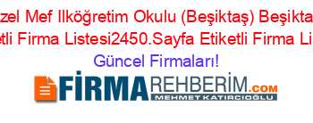 Ozel+Mef+Ilköğretim+Okulu+(Beşiktaş)+Beşiktaş+Etiketli+Firma+Listesi2450.Sayfa+Etiketli+Firma+Listesi Güncel+Firmaları!