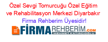 Özel+Sevgi+Tomurcuğu+Özel+Eğitim+ve+Rehabilitasyon+Merkezi+Diyarbakır Firma+Rehberim+Üyesidir!