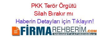 PKK+Terör+Örgütü+Silah+Bırakır+mı Haberin+Detayları+için+Tıklayın!