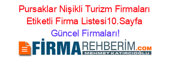 Pursaklar+Nişikli+Turizm+Firmaları+Etiketli+Firma+Listesi10.Sayfa Güncel+Firmaları!