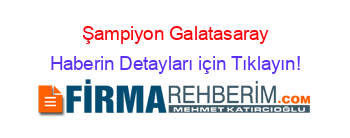 Şampiyon+Galatasaray Haberin+Detayları+için+Tıklayın!