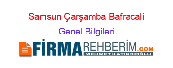 Samsun+Çarşamba+Bafracali Genel+Bilgileri