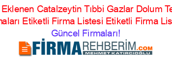 Son+Eklenen+Catalzeytin+Tıbbi+Gazlar+Dolum+Tesisi+Firmaları+Etiketli+Firma+Listesi+Etiketli+Firma+Listesi Güncel+Firmaları!