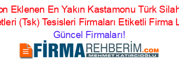 Son+Eklenen+En+Yakın+Kastamonu+Türk+Silahlı+Kuvvetleri+(Tsk)+Tesisleri+Firmaları+Etiketli+Firma+Listesi Güncel+Firmaları!