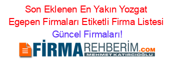 Son+Eklenen+En+Yakın+Yozgat+Egepen+Firmaları+Etiketli+Firma+Listesi Güncel+Firmaları!
