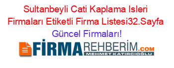 Sultanbeyli+Cati+Kaplama+Isleri+Firmaları+Etiketli+Firma+Listesi32.Sayfa Güncel+Firmaları!
